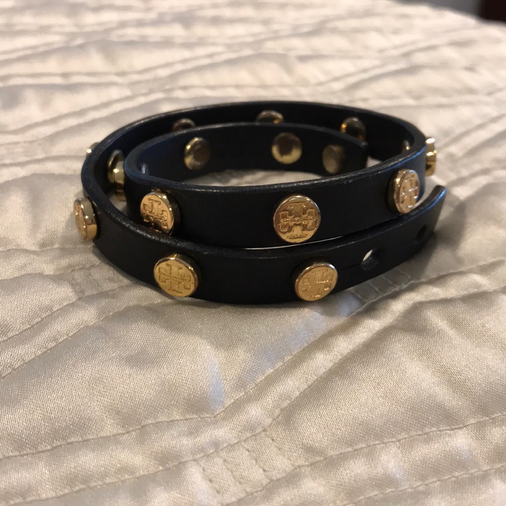 Tory Burch leather wrap bracelet